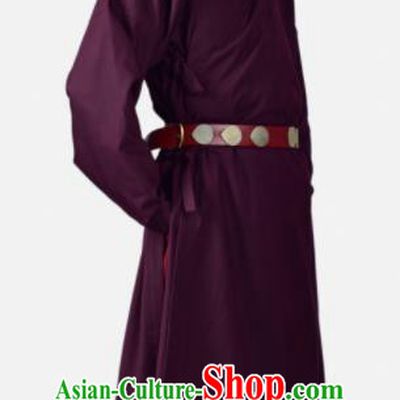 Chinese Ancient Swordsman Wine Red Clothing Traditional Ming Dynasty Buster Costume for Men