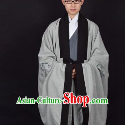 Chinese Ancient Taoist Clothing Traditional Han Dynasty Minister Costume for Men