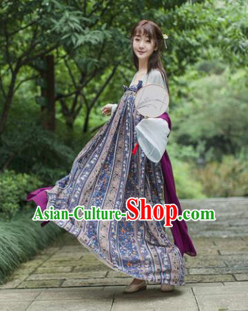 Chinese Ancient Hanfu Traditional Jin Dynasty Embroidered Historical Costumes Chinese Ancient Hanfu Traditional Jin Dynasty Embroidered Historical Costumes