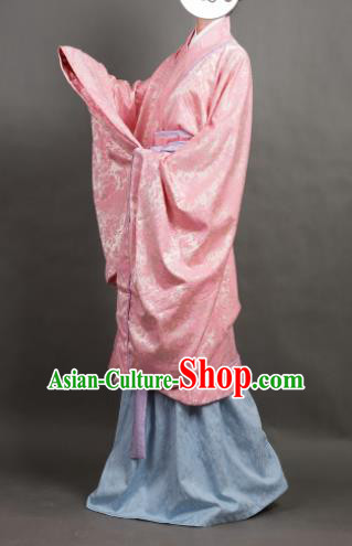 Chinese Ancient Hanfu Traditional Jin Dynasty Embroidered Historical Costumes