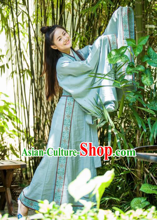 Chinese Ancient Hanfu Traditional Jin Dynasty Embroidered Historical Costumes Chinese Ancient Hanfu Traditional Jin Dynasty Embroidered Historical Costumes