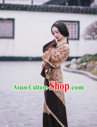 Chinese Ancient Hanfu Traditional Jin Dynasty Embroidered Historical Costumes Chinese Ancient Hanfu Traditional Jin Dynasty Embroidered Historical Costumes