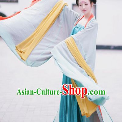 Traditional Chinese Tang Dynasty Imperial Consort Costume Ancient Palace Maidenform Hanfu Dress for Women