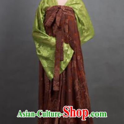 Traditional Chinese Tang Dynasty Countess Costume Ancient Hanfu Dress for Rich Women