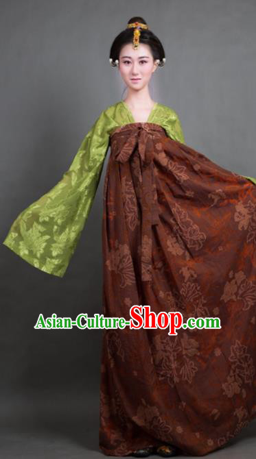 Chinese Ancient Hanfu Traditional Jin Dynasty Embroidered Historical Costumes Chinese Ancient Hanfu Traditional Jin Dynasty Embroidered Historical Costumes
