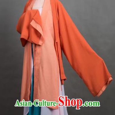 Traditional Chinese Song Dynasty Young Lady Costume Ancient Hanfu Dress for Poor Women