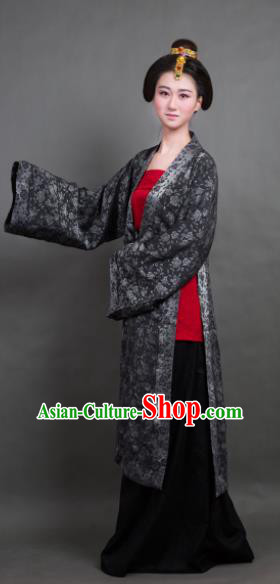 Chinese Ancient Hanfu Traditional Jin Dynasty Embroidered Historical Costumes