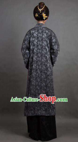 Chinese Ancient Hanfu Traditional Jin Dynasty Embroidered Historical Costumes