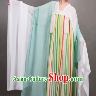 Traditional Chinese Tang Dynasty Maidenform Dance Hanfu Dress Ancient Palace Princess Costume for Women