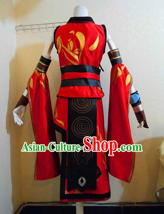 Ancient Chinese Cosplay Costume Chinese Shoes Traditional China Swordsman Clothing and Jewelry Accessories Ancient Chinese Cosplay Costume Chinese Shoes Traditional China Swordsman Clothing and Jewelry Accessories