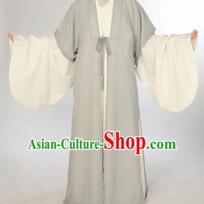Chinese Traditional Zhou Dynasty Scholar Costumes Ancient Minister Robe for Men