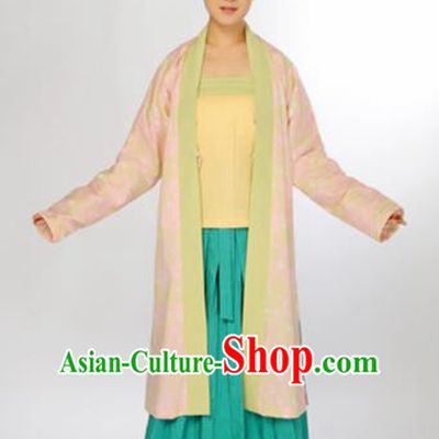 Traditional Chinese Song Dynasty Village Women Costume Ancient Hanfu Dress for Women