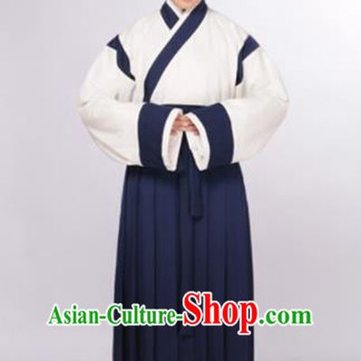 Traditional Chinese Ming Dynasty Taoist Nun Costume Ancient Young Lady Hanfu Dress for Women