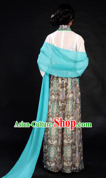 Chinese Ancient Hanfu Traditional Jin Dynasty Embroidered Historical Costumes Chinese Ancient Hanfu Traditional Jin Dynasty Embroidered Historical Costumes