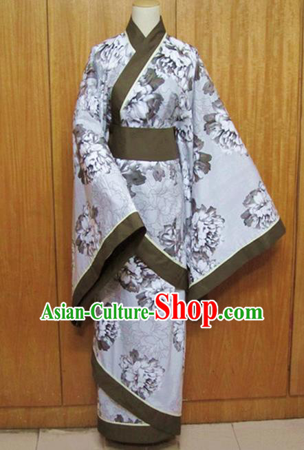 Chinese Ancient Hanfu Traditional Jin Dynasty Embroidered Historical Costumes Chinese Ancient Hanfu Traditional Jin Dynasty Embroidered Historical Costumes