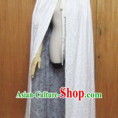 Traditional Chinese Ming Dynasty White Cloak Ancient Princess Costume for Women