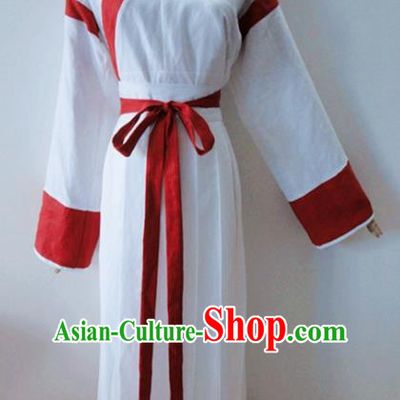 Traditional Chinese Jin Dynasty White Hanfu Dress Ancient Princess Costume for Women