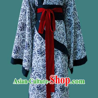 Traditional Chinese Han Dynasty Palace Lady Hanfu Dress Ancient Princess Fairy Costume for Women