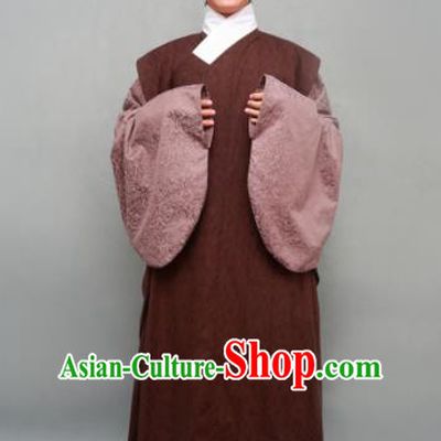 Chinese Ancient Traditional Ming Dynasty Swordsman Costumes Taoist Robe for Men
