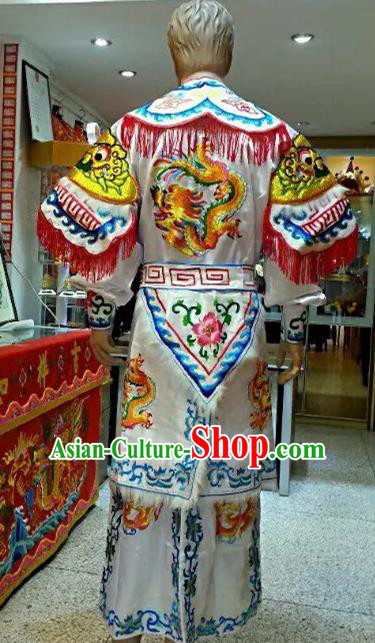 Traditional China Beijing Opera Costume Props Embroidered Robe and Hat Ancient Chinese Peking Opera Embroidery Clothing Traditional China Beijing Opera Costume Props Embroidered Robe and Hat Ancient Chinese Peking Opera Embroidery Clothing