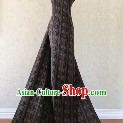 Asian Chinese Traditional Fabric Classical Pattern Brocade Cheongsam Cloth Silk Fabric