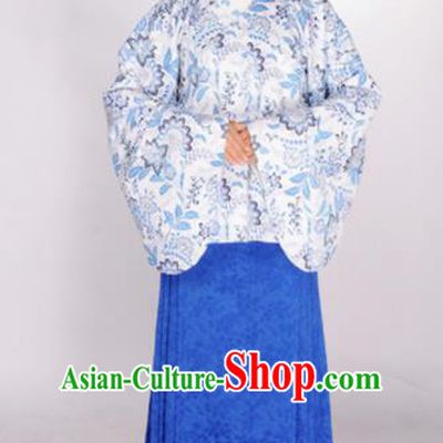 Asian Chinese Traditional Ming Dynasty Nobility Lady Clothing Ancient Maidenform Costumes for Women