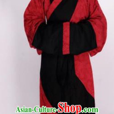 Chinese Traditional Han Dynasty Countess Red Hanfu Dress Ancient Maidenform Costumes for Women