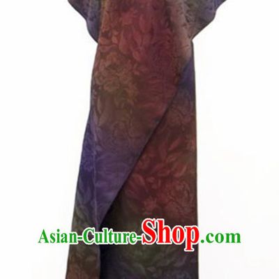 Asian Chinese Traditional Silk Fabric Classical Pattern Brocade Cheongsam Cloth Silk Fabric