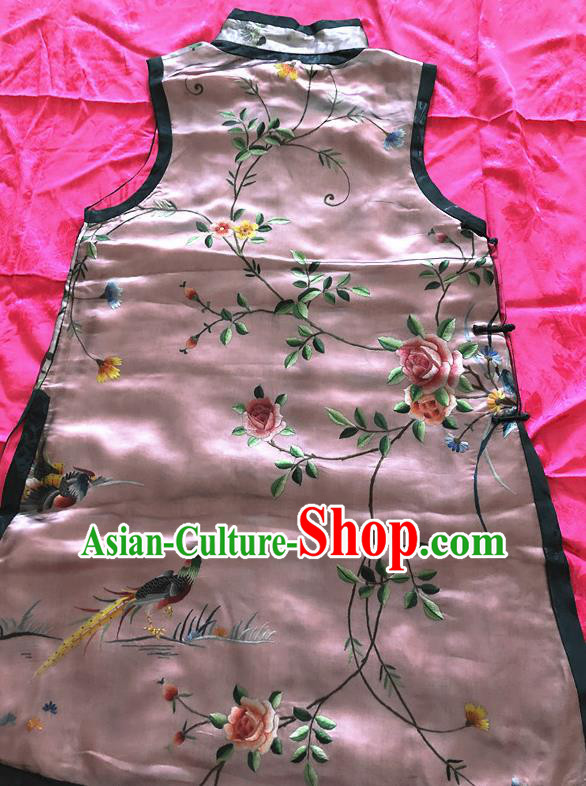Chinese Traditional Flower Silk Fabric Brocade Embroidered Fabric Dress Material Chinese Traditional Flower Silk Fabric Brocade Embroidered Fabric Dress Material