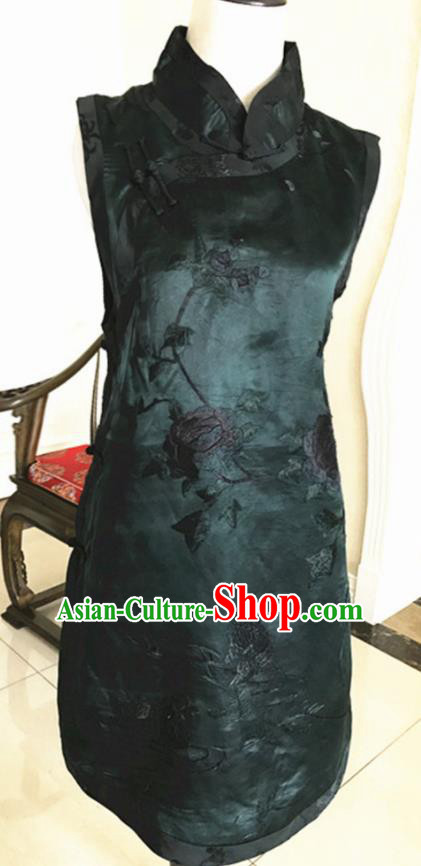 Chinese Traditional Flower Silk Fabric Brocade Embroidered Fabric Dress Material Chinese Traditional Flower Silk Fabric Brocade Embroidered Fabric Dress Material