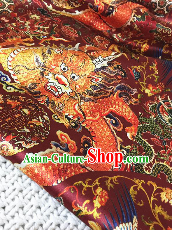Chinese Traditional Flower Silk Fabric Brocade Embroidered Fabric Dress Material Chinese Traditional Flower Silk Fabric Brocade Embroidered Fabric Dress Material