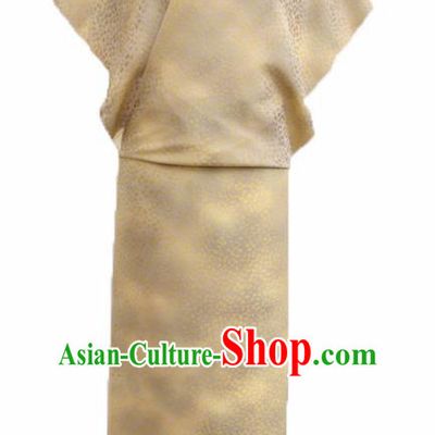 Asian Chinese Traditional Golden Silk Fabric Royal Pattern Kimono Brocade Cheongsam Cloth Silk Fabric