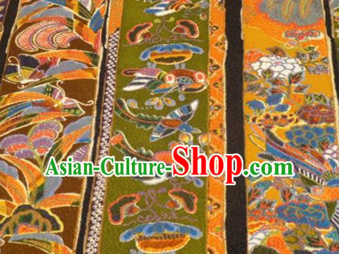 Chinese Traditional Flower Silk Fabric Brocade Embroidered Fabric Dress Material Chinese Traditional Flower Silk Fabric Brocade Embroidered Fabric Dress Material