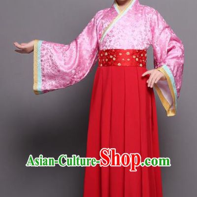 Chinese Ming Dynasty Princess Costume Ancient Court Maid Hanfu Dress for Kids
