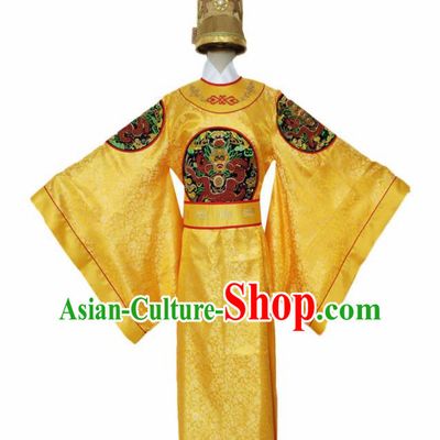 Chinese Song Dynasty Emperor Costume Ancient Imperial Robe for Men