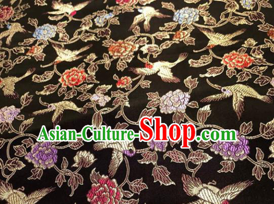 Chinese Traditional Flower Silk Fabric Brocade Embroidered Fabric Dress Material Chinese Traditional Flower Silk Fabric Brocade Embroidered Fabric Dress Material