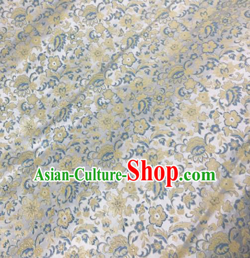 Chinese Traditional Flower Silk Fabric Brocade Embroidered Fabric Dress Material Chinese Traditional Flower Silk Fabric Brocade Embroidered Fabric Dress Material