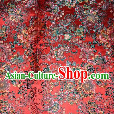 Chinese Traditional Silk Fabric Tang Suit Brocade Cheongsam Classical Pattern Cloth Material Drapery