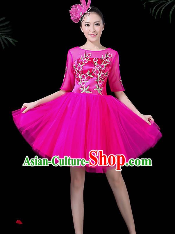 Traditional Chinese Fan Dance Folk Dance Costume Classical Yangko Dance Classical Dance Dress