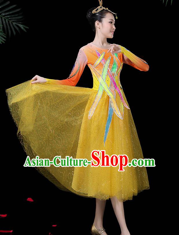 Traditional Chinese Fan Dance Folk Dance Costume Classical Yangko Dance Classical Dance Dress Traditional Chinese Fan Dance Folk Dance Costume Classical Yangko Dance Classical Dance Dress