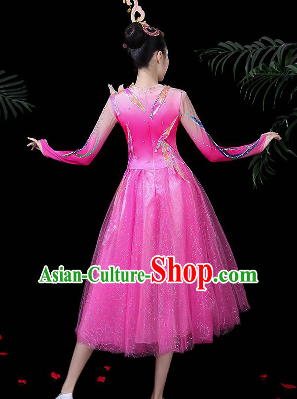Traditional Chinese Fan Dance Folk Dance Costume Classical Yangko Dance Classical Dance Dress Traditional Chinese Fan Dance Folk Dance Costume Classical Yangko Dance Classical Dance Dress