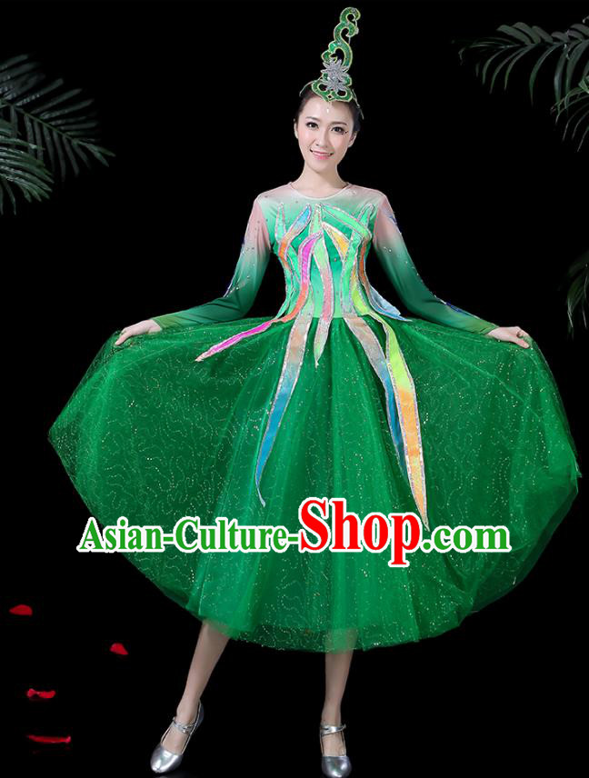 Traditional Chinese Fan Dance Folk Dance Costume Classical Yangko Dance Classical Dance Dress Traditional Chinese Fan Dance Folk Dance Costume Classical Yangko Dance Classical Dance Dress