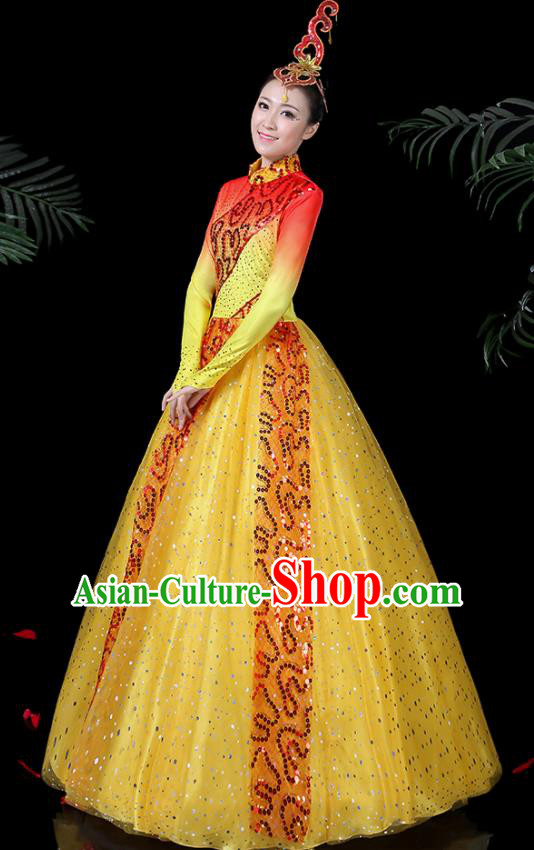 Traditional Chinese Fan Dance Folk Dance Costume Classical Yangko Dance Classical Dance Dress Traditional Chinese Fan Dance Folk Dance Costume Classical Yangko Dance Classical Dance Dress
