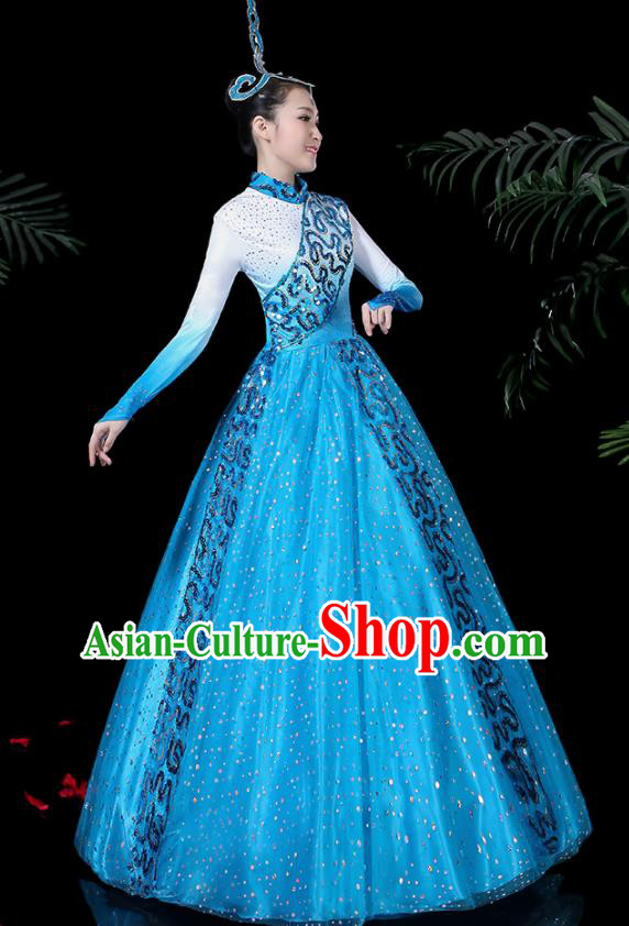 Traditional Chinese Fan Dance Folk Dance Costume Classical Yangko Dance Classical Dance Dress Traditional Chinese Fan Dance Folk Dance Costume Classical Yangko Dance Classical Dance Dress