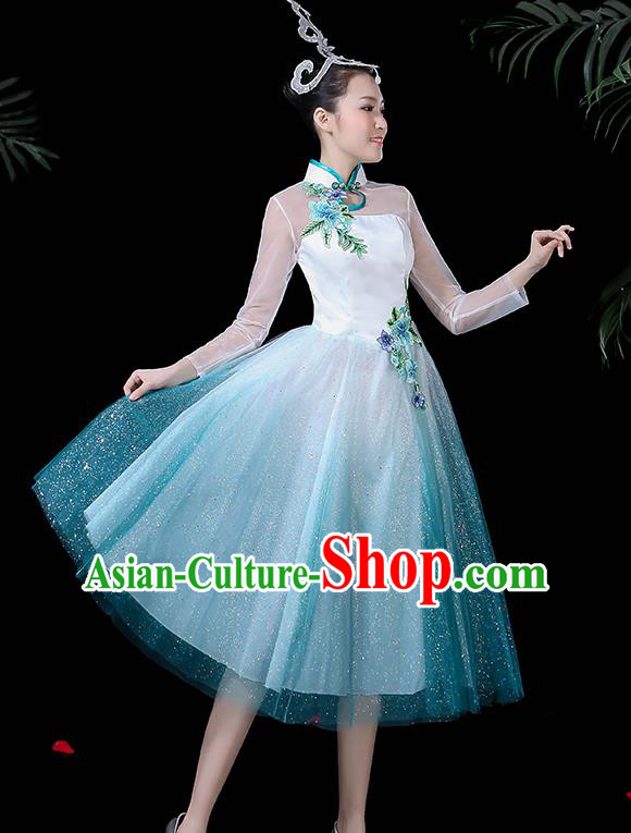 Traditional Chinese Fan Dance Folk Dance Costume Classical Yangko Dance Classical Dance Dress Traditional Chinese Fan Dance Folk Dance Costume Classical Yangko Dance Classical Dance Dress