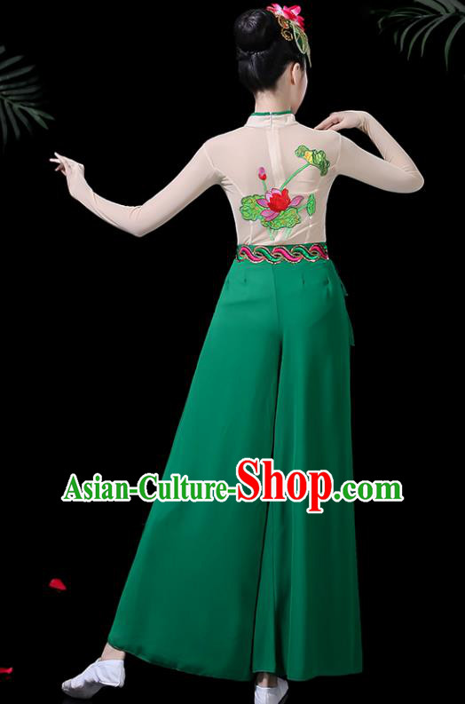 Traditional Chinese Fan Dance Folk Dance Costume Classical Yangko Dance Classical Dance Dress Traditional Chinese Fan Dance Folk Dance Costume Classical Yangko Dance Classical Dance Dress