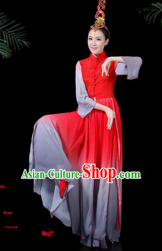 Traditional Chinese Fan Dance Folk Dance Costume Classical Yangko Dance Classical Dance Dress Traditional Chinese Fan Dance Folk Dance Costume Classical Yangko Dance Classical Dance Dress