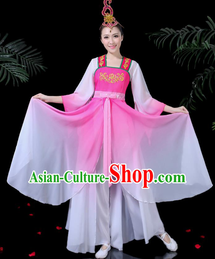 Traditional Chinese Fan Dance Folk Dance Costume Classical Yangko Dance Classical Dance Dress Traditional Chinese Fan Dance Folk Dance Costume Classical Yangko Dance Classical Dance Dress