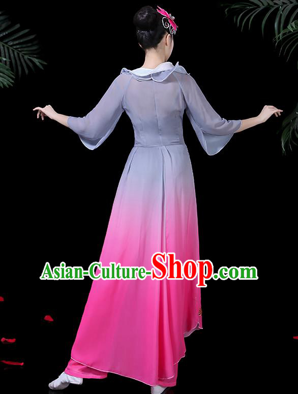 Traditional Chinese Fan Dance Folk Dance Costume Classical Yangko Dance Classical Dance Dress Traditional Chinese Fan Dance Folk Dance Costume Classical Yangko Dance Classical Dance Dress