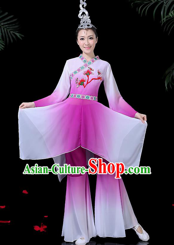Traditional Chinese Fan Dance Folk Dance Costume Classical Yangko Dance Classical Dance Dress Traditional Chinese Fan Dance Folk Dance Costume Classical Yangko Dance Classical Dance Dress